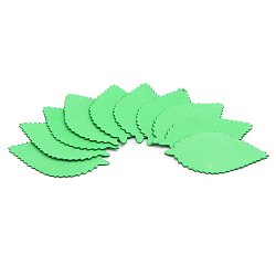 фом8-1-1 Заготовка из фоамирана 'Лист пильчатый', 5х3 см,10шт, зелёный