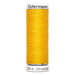 01 Нить Sew-All 100/200 м для всех материалов, 100% полиэстер Gutermann 748277 (106 т.желтый)