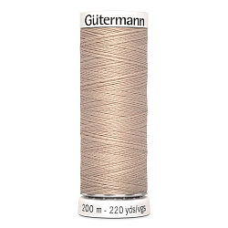 01 Нить Sew-All 100/200 м для всех материалов, 100% полиэстер Gutermann 748277 (121 бледно-песочный)
