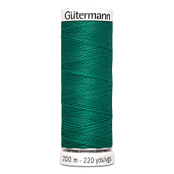01 Нить Sew-All 100/200 м для всех материалов, 100% полиэстер Gutermann 748277 (167 нефритовый)