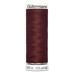 01 Нить Sew-All 100/200 м для всех материалов, 100% полиэстер Gutermann 748277 (174 красное дерево)