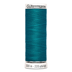 01 Нить Sew-All 100/200 м для всех материалов, 100% полиэстер Gutermann 748277 (189 зеленая бирюза)