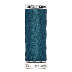01 Нить Sew-All 100/200 м для всех материалов, 100% полиэстер Gutermann 748277 (223 лазурно-бирюзовый)