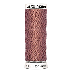 01 Нить Sew-All 100/200 м для всех материалов, 100% полиэстер Gutermann 748277 (245 золотисто бежево-розовый)