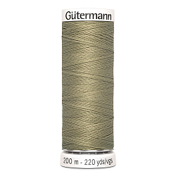01 Нить Sew-All 100/200 м для всех материалов, 100% полиэстер Gutermann 748277 (258 умеренно-болотный)