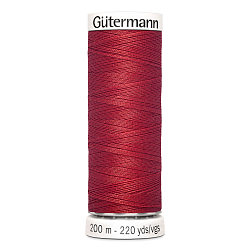01 Нить Sew-All 100/200 м для всех материалов, 100% полиэстер Gutermann 748277 (026 огненно-красный)