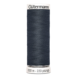 01 Нить Sew-All 100/200 м для всех материалов, 100% полиэстер Gutermann 748277 (095 т.синий графитовый)