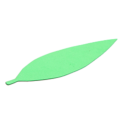 фом9-1-1 Заготовка из фоамирана 'Лист вытянутый', 10х3 см,10шт, зелёный