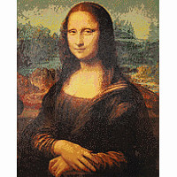 Cr 450096 Алмазная мозайка 'Мона Лиза-Джоконда', Леонардо да Винчи, 40*50см, Cristyle