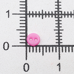 Пуговицы 'Мини' на 2 прокола, 4мм, уп.40шт. +/- 2 шт. (пластик), цв. Розовый