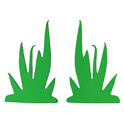 фом11-1-1 Заготовка из фоамирана 'Трава', высота 5 см, 5видов по 5шт, зелёный