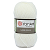 Пряжа YarnArt 'Super Perlee' 100гр 400м (100% акрил) 150 белый
