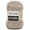 Пряжа YarnArt 'Alpine Angora' 150гр 150м (20% шерсть, 80% акрил) 333 серый беж