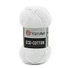 Пряжа YarnArt 'Eco Cotton' 100гр 220м (80% хлопок, 20% полиэстер) 760 белый