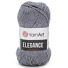 Пряжа YarnArt 'Elegance' 50гр 130м (88% хлопок, 12% металлик) 102 серый