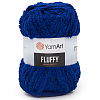 Пряжа YarnArt 'Fluffy' 150гр 70м (100% микрополиэстер) 727 синий