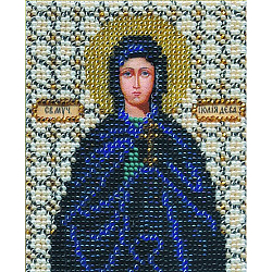 Б-1066 Набор для вышивания бисером 'Чарівна Мить' 'Икона святая мученица Иулия (Юлия)', 11*9 см