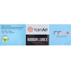 Пряжа YarnArt 'Ribbon Lurex' 250гр 110м (60% хлопок, 20% вискоза и полиэстер, 20% металлик)
