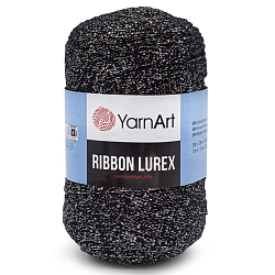 Пряжа YarnArt 'Ribbon Lurex' 250гр 110м (60% хлопок, 20% вискоза и полиэстер, 20% металлик)
