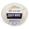 Пряжа YarnArt 'Silky Wool' 25гр 190м (35% шелковая вискоза, 65% шерсть мериноса) 330 молочный