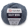 Пряжа YarnArt 'Silky Wool' 25гр 190м (35% шелковая вискоза, 65% шерсть мериноса) 331 джинсовый