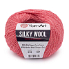 Пряжа YarnArt 'Silky Wool' 25гр 190м (35% шелковая вискоза, 65% шерсть мериноса) 332 розовый