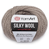 Пряжа YarnArt 'Silky Wool' 25гр 190м (35% шелковая вискоза, 65% шерсть мериноса) 337 темный беж