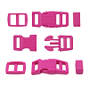 A03001037-10 Фастекс, рамка и рамка-регулятор 10мм, пластик, упак(2 комплекта) Hobby&Pro розовый