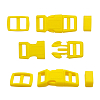 A03001037-10 Фастекс, рамка и рамка-регулятор 10мм, пластик, упак(2 комплекта) Hobby&Pro желтый