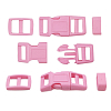 A03001037-10 Фастекс, рамка и рамка-регулятор 10мм, пластик, упак(2 комплекта) Hobby&Pro светло-розовый