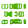 A03001037-10 Фастекс, рамка и рамка-регулятор 10мм, пластик, упак(2 комплекта) Hobby&Pro зеленый