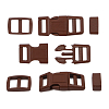 A03001037-10 Фастекс, рамка и рамка-регулятор 10мм, пластик, упак(2 комплекта) Hobby&Pro коричневый