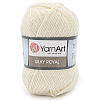 Пряжа YarnArt 'Silky Royal' 50гр 140м (35% шелковая вискоза, 65% шерсть мериноса) 430 молочный