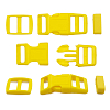 A03001037-15 Фастекс, рамка и рамка-регулятор 15мм, пластик, упак(2 комплекта) Hobby&Pro желтый