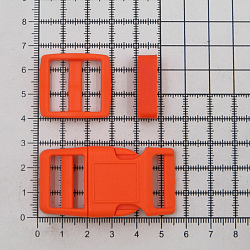 A03001037-K-20 Фастекс, рамка и рамка-регулятор 20мм, пластик, упак(2 комплекта) Hobby&Pro