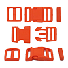 A03001037-K-25 Фастекс, рамка и рамка-регулятор 25мм, пластик, упак(2 комплекта) Hobby&Pro оранжевый