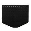 Крышечка для сумки Подкова, 19,4см*16,5см, дизайн №2030, 100% кожа черный