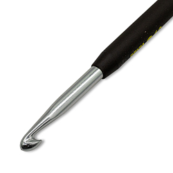 195179 Крючок SOFT вязальный с мягкой ручкой, алюм. 6,0 * 14 Prym