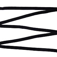 Тесьма эластичная, 8 мм (10*10м), (С907/1) черная