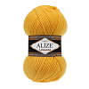 Пряжа ALIZE 'Lanagold' 100гр., 240м (49% шерсть, 51% акрил) 216 желтый