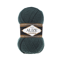 Пряжа ALIZE 'Lanagold' 100гр., 240м (49% шерсть, 51% акрил) (426 т.-зеленый)