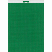 К-054 Канва пластиковая (зеленая) 21*28 см