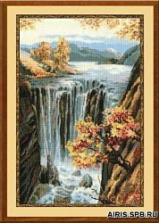 974 Набор для вышивания Riolis 'Водопад', 40*58 см