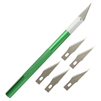 AR347 Нож для бумаги с доп. лезвиями 14,5см