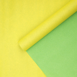 БМД0026 Бумага матовая влагостойкая двухсторонняя 60гр/м², цв. желтый/зеленый, 70см*8,23м +/-5%