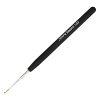 175622 Крючок IMRA Record для тонкой пряжи, мягкая ручка, сталь, 1,25 мм, Prym