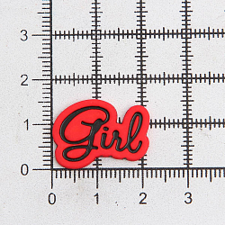 Декоративный элемент 'Girl' пластик, 6шт/упак, Magic Buttons