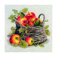 1450 Набор для вышивания Риолис 'Спелые яблоки', 30*30 см