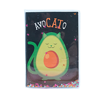 84238 Блокнот 'Avocato', формат А6, 11*15 см, 56 листов в клетку на скрепке