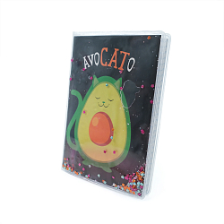 84238 Блокнот 'Avocato', формат А6, 11*15 см, 56 листов в клетку на скрепке